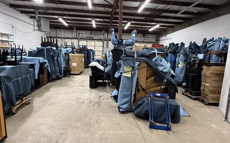piano storage, climate controlled piano storage Chicago, piano storage Milwaukee