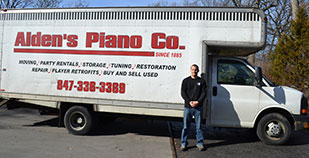 aldens piano company, professional piano movers, piano repairs chicago